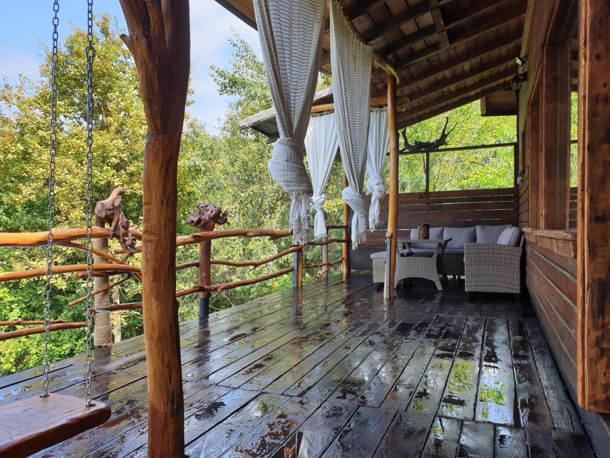 Mystically Wood House In The Forest Carjari 외부 사진